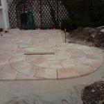 Un cercle en Dalles Bradstone 